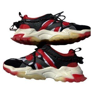 Javi Hype Men’s Shoes Size 9 Low Top Black Red Designer Men’s